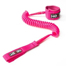 Premium Coiled SUP Leash 9' x 8 mm |PINK